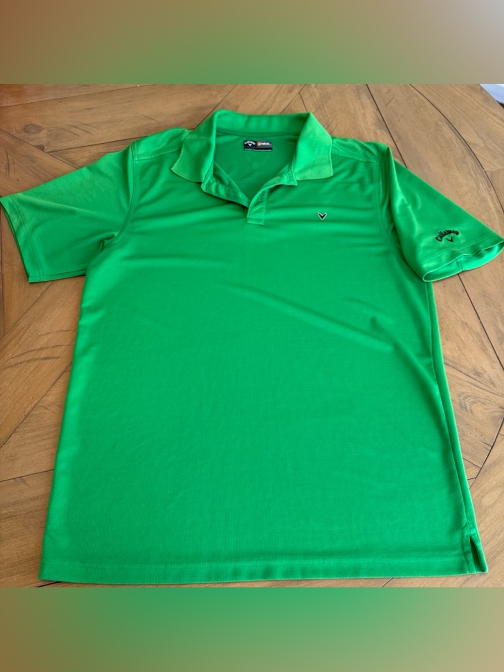 Callaway  Opti-Dri Golf Polo Shirt Men's Size XL Candy-Apple Green
